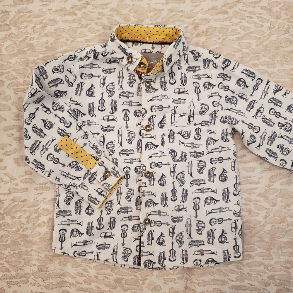 LORD & LADY Musical Instrument Shirt 18M